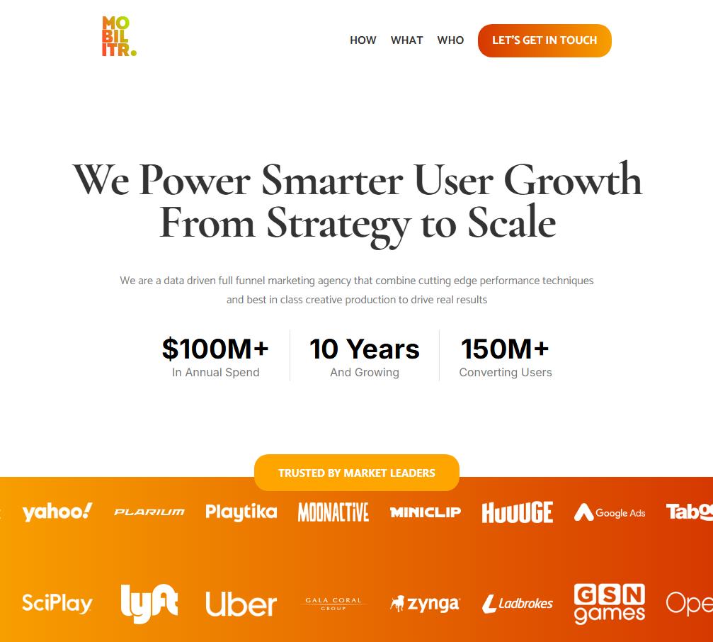 Mobilitr Home Page