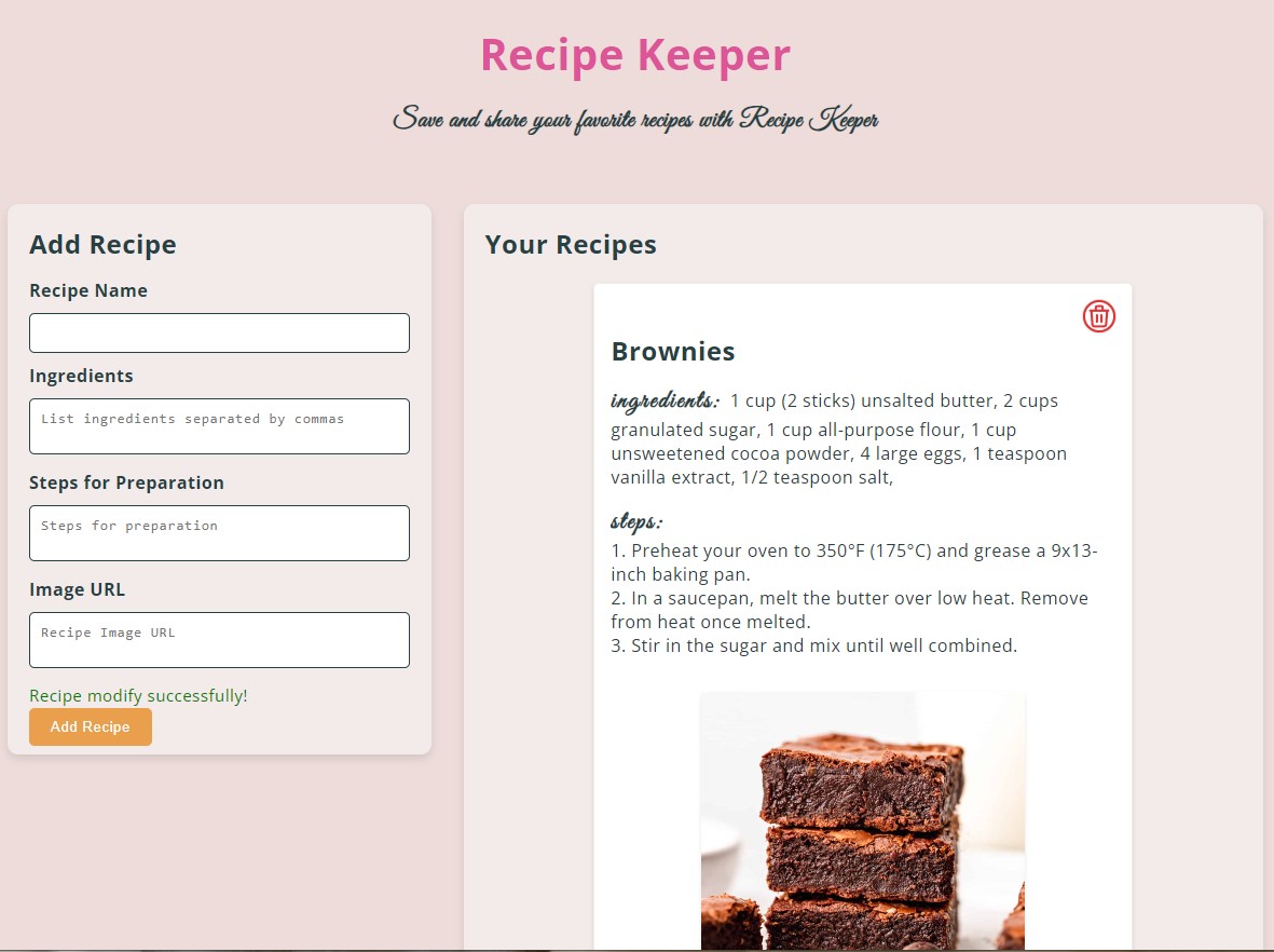 Recipe Keeper